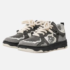 Concert Outfit Vintage Niche Casual Couple Skate Shoes