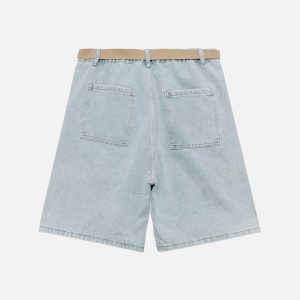 Concert Outfit Vintage Washed Belt Jorts