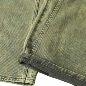 Concert Outfit Washed Distressed Ripped Barrel Jeans