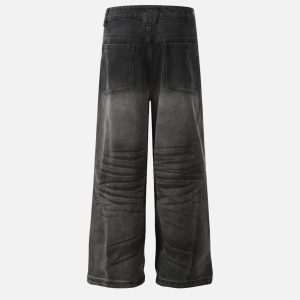 Concert Outfit Washed Graphic Jeans