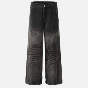 Concert Outfit Washed Graphic Jeans