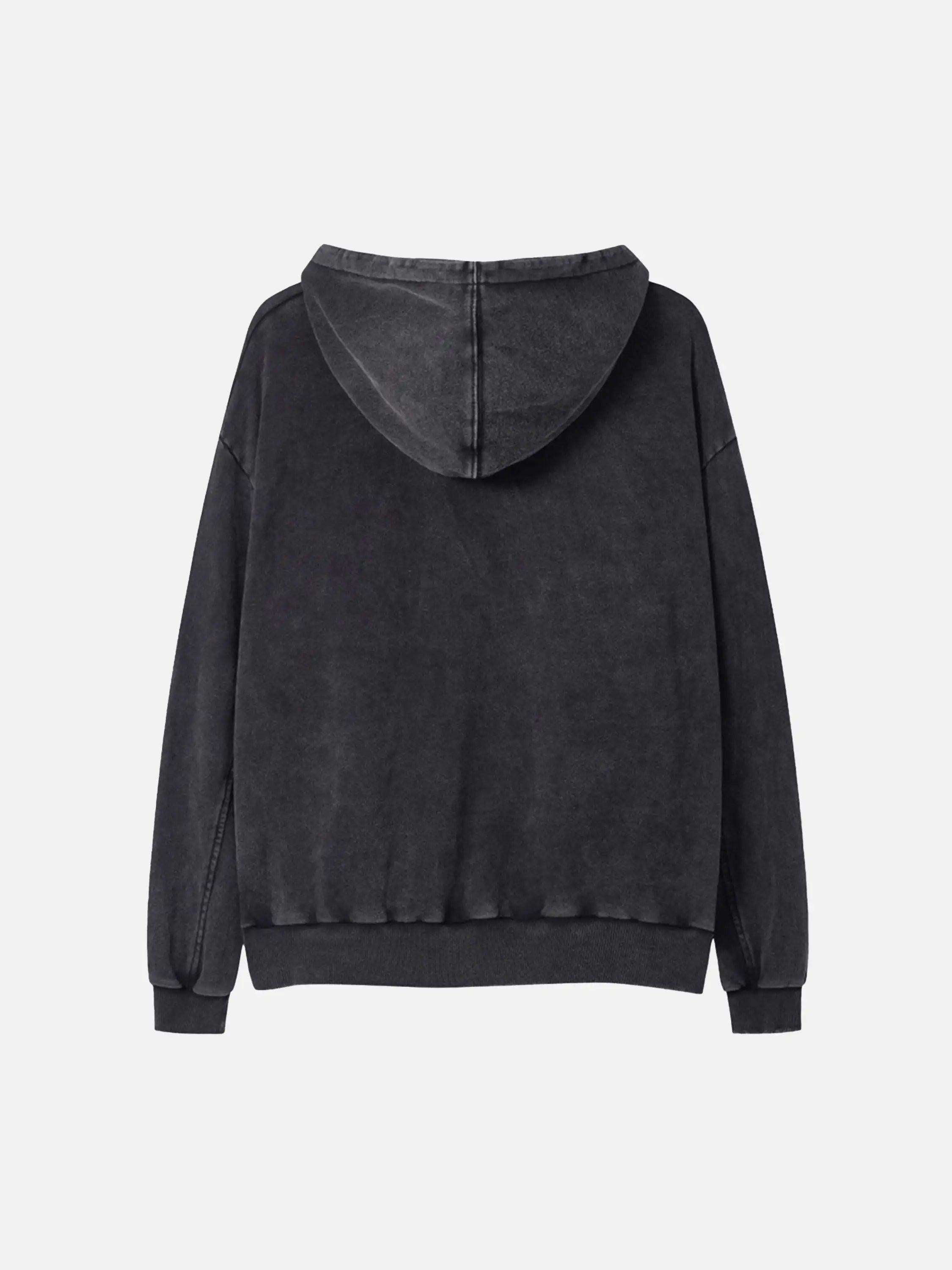 Concert Outfit Washed Paint Splash Hoodie
