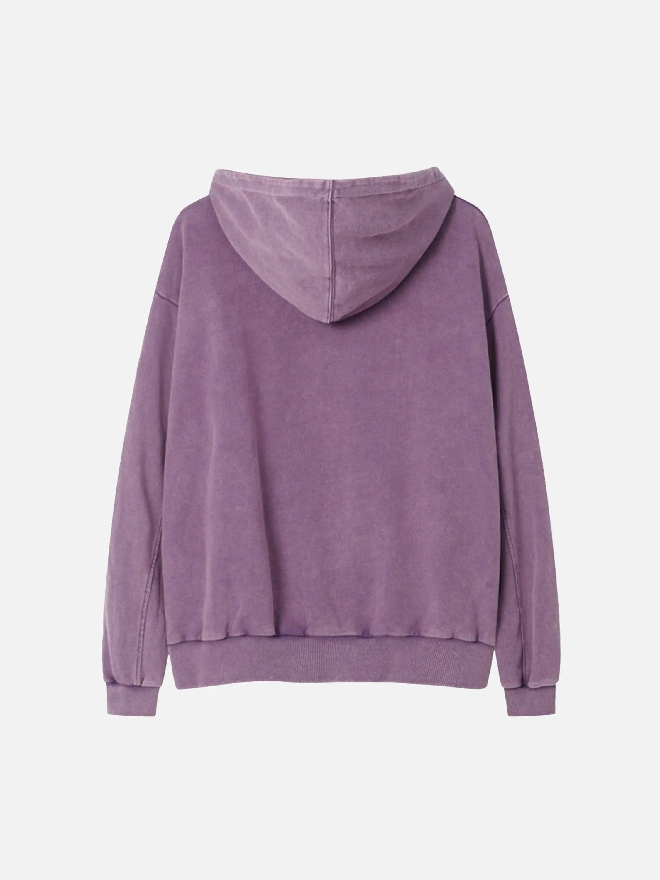Concert Outfit Washed Paint Splash Hoodie