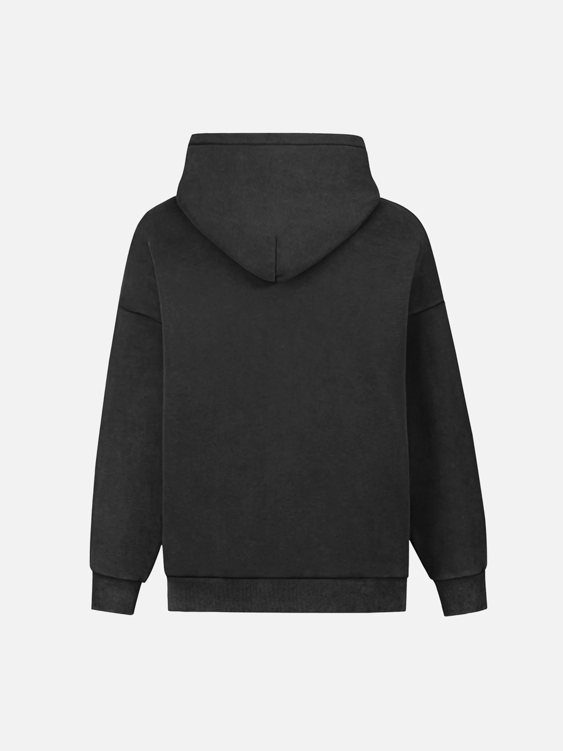 Concert Outfit Withered Branch Print Hoodie