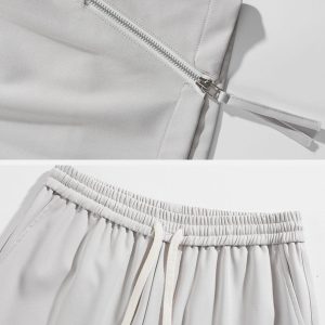 Concert Outfit ZIP UP Drawstring Shorts
