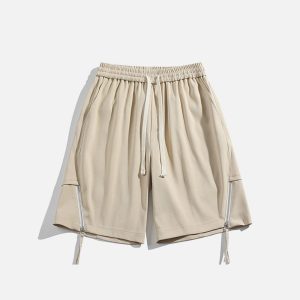 Concert Outfit ZIP UP Drawstring Shorts