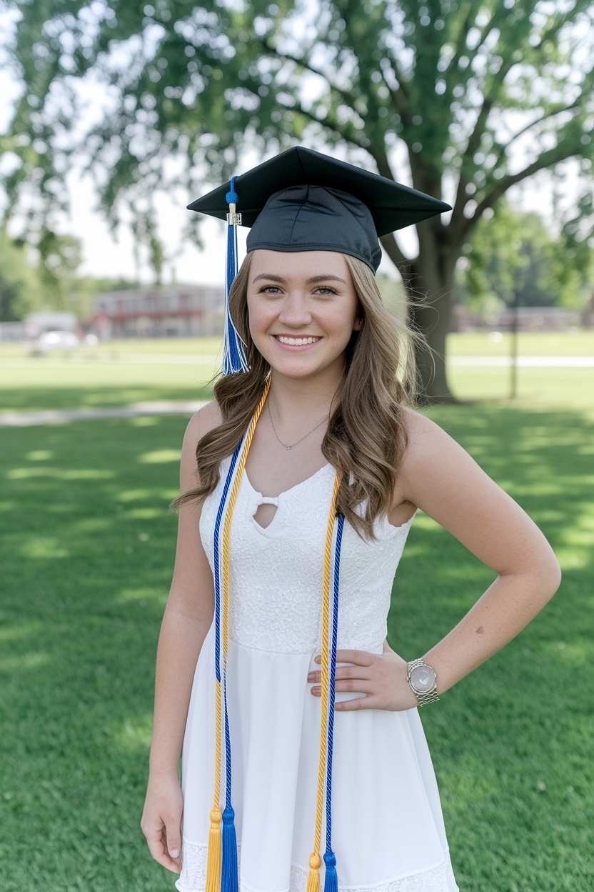 Chic 8th Grade Graduation Dress Ideas for Young Ladies outfit idea