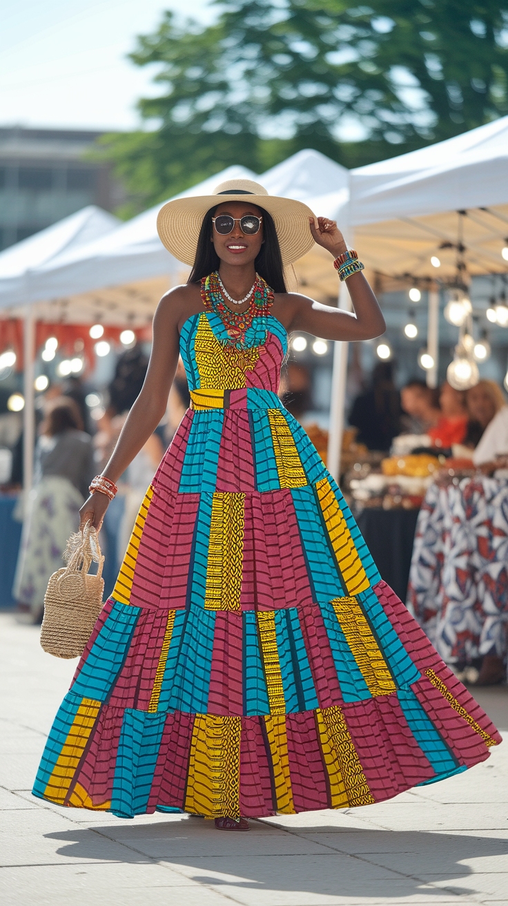 African Maxi Dresses for Women: Elegant Choices outfit idea