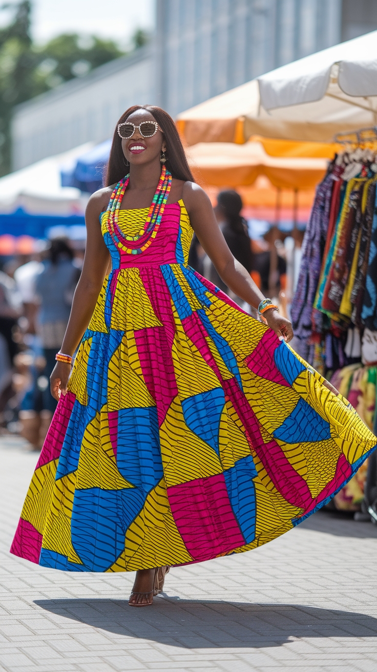African Maxi Dresses: Celebrate Cultural Fashion outfit idea