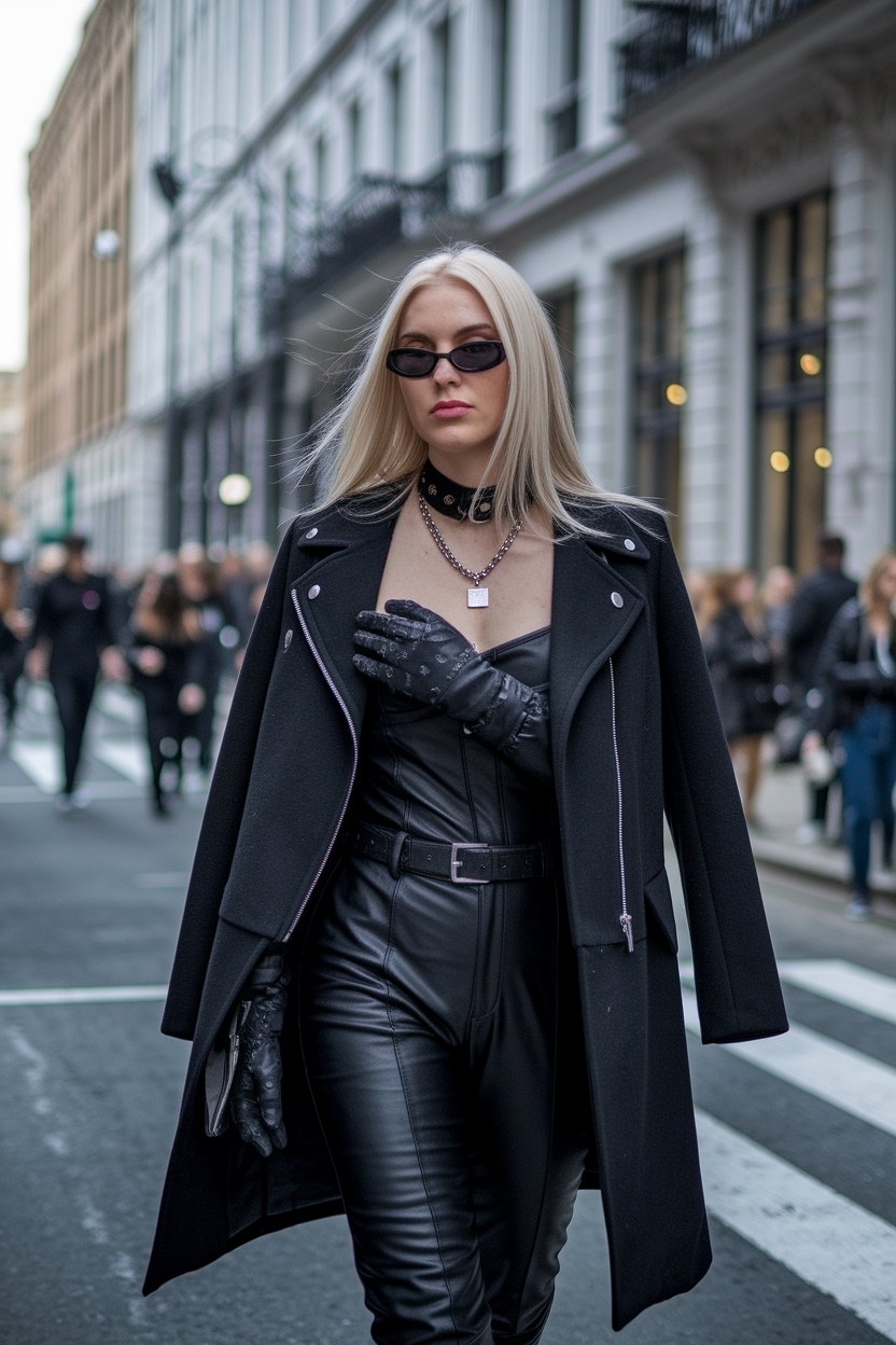 All Black Outfits for Women Baddie: Chic and Bold outfit idea