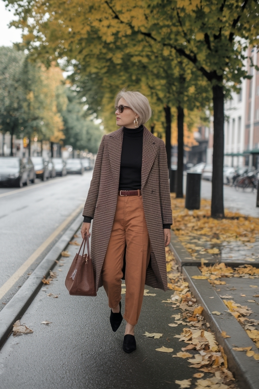 Autumn Fashion Over 40 Outfits for Women: Timeless Looks outfit idea
