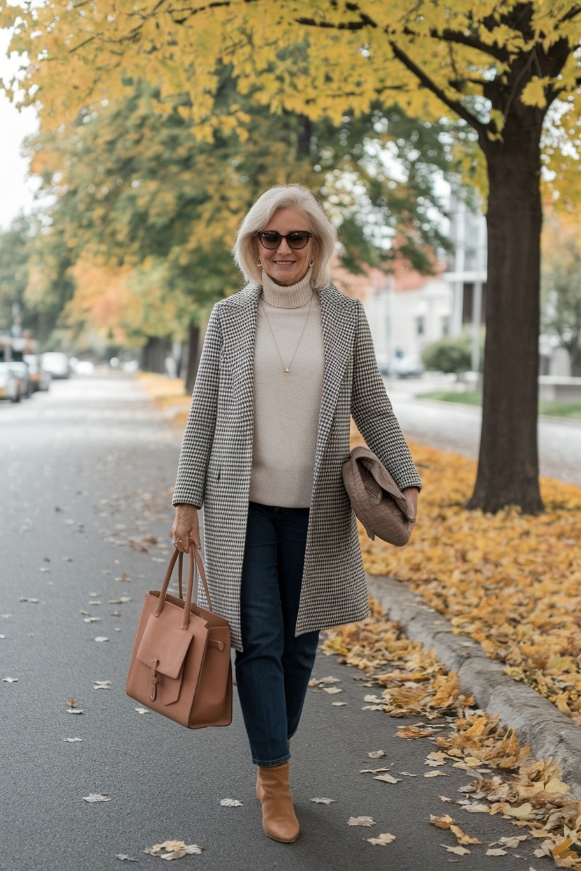 Stylish Autumn Outfits for Women Over 50 You’ll Love outfit idea