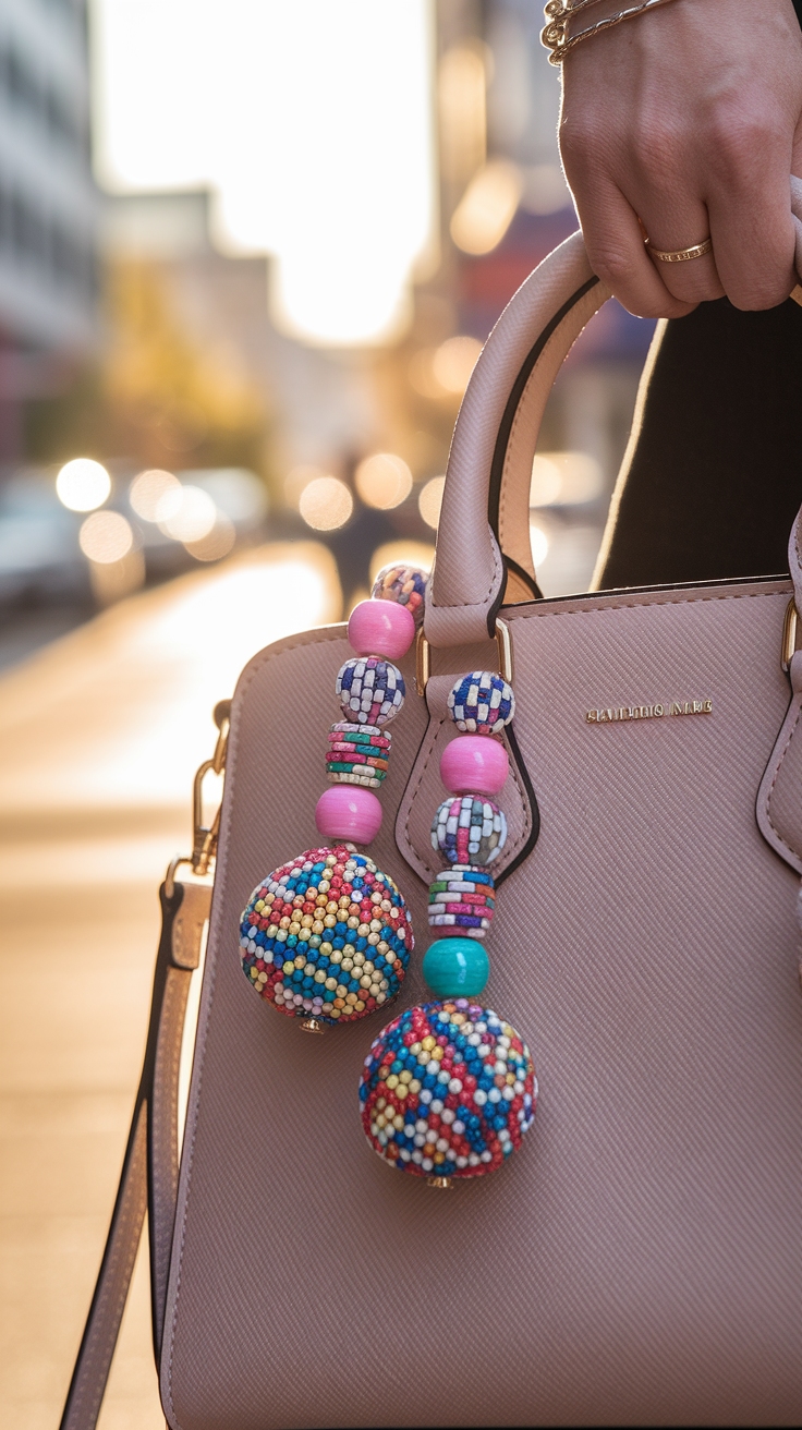 Bag Charms Beads: Colorful Touches for Your Accessories outfit idea