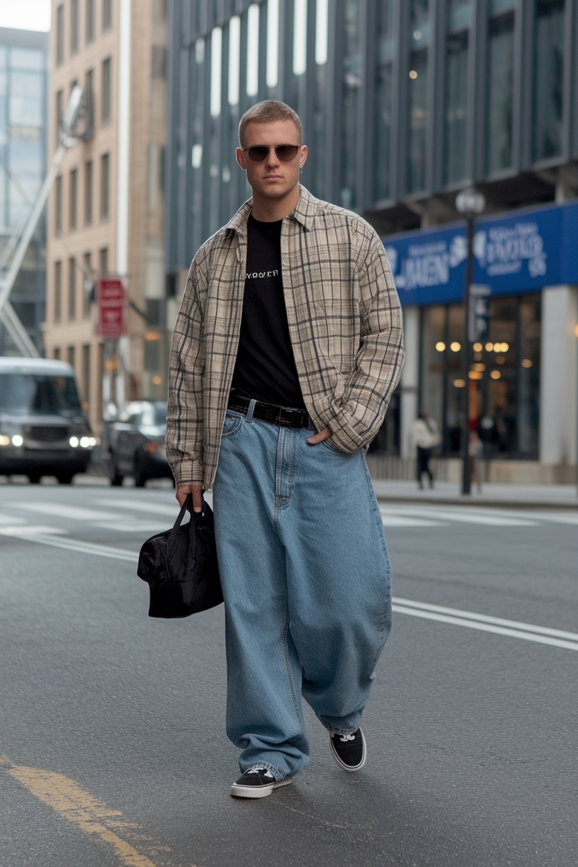 Baggy Jeans Outfit 90s Men: A Timeless Look outfit idea