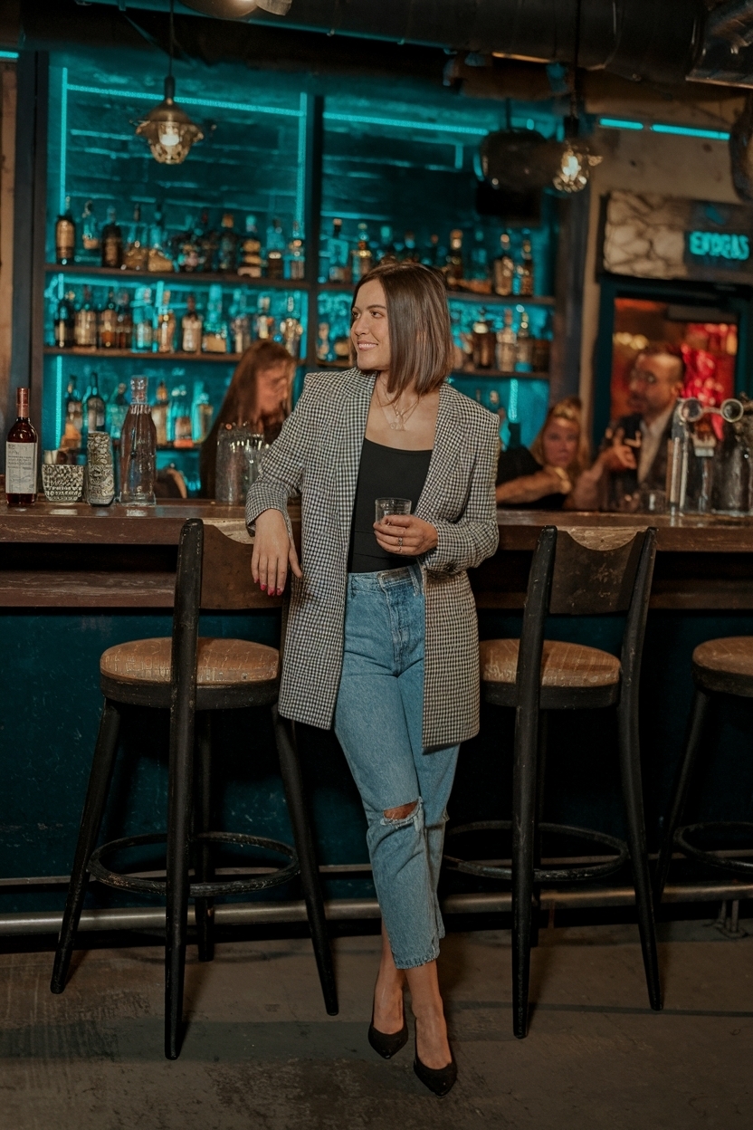 Casual Bar Outfits Night Going Out for Comfort outfit idea