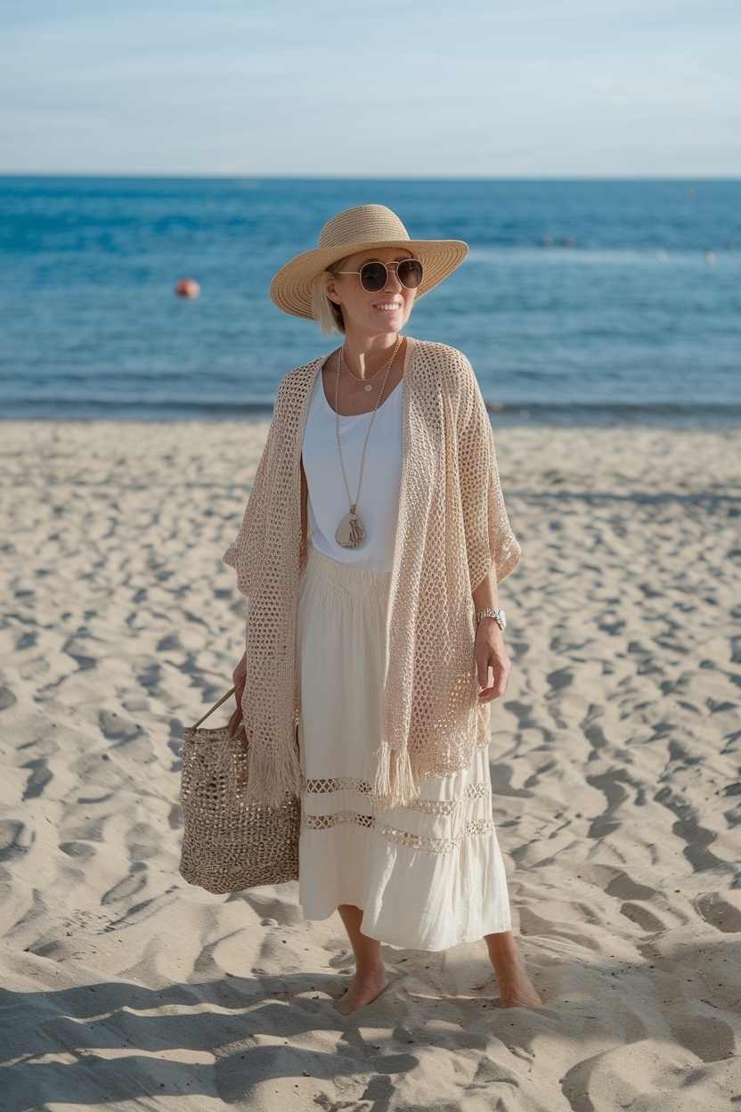 Trendy Beach Outfit Women Over 30 You Will Love outfit idea