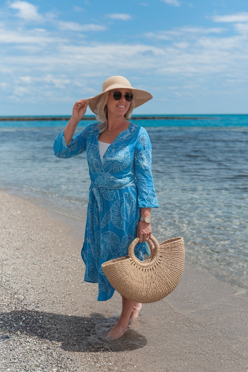Fashion Tips for Beach Outfit Women Over 40 outfit idea