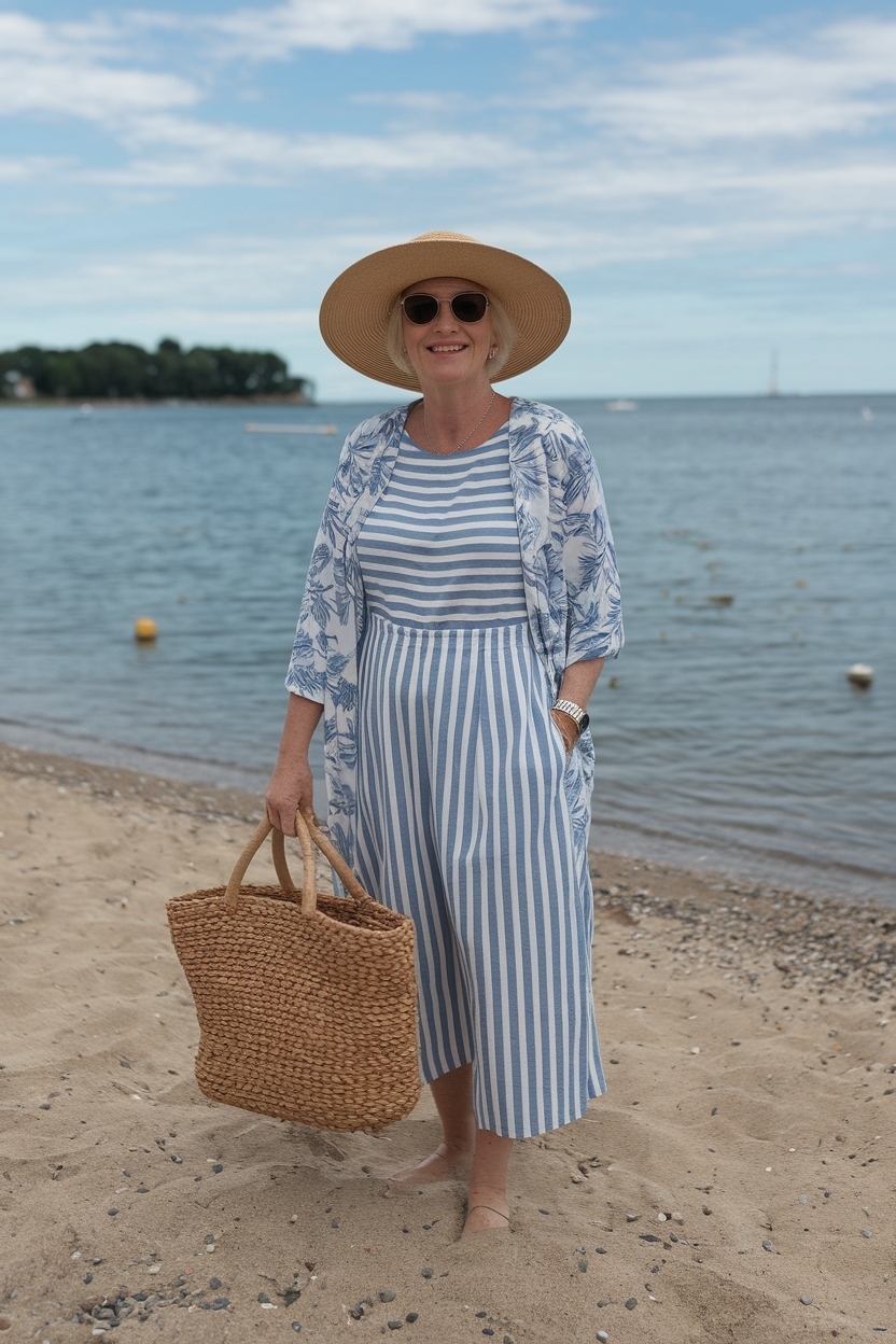 Beach Outfit Women Over 40 Over 50: Versatile Looks outfit idea