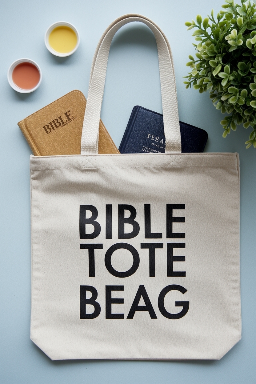 Creative Bible Tote Bag Painting Ideas for Everyone outfit idea
