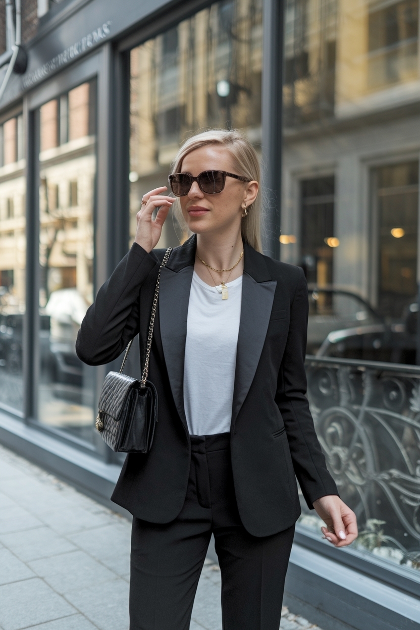 Black Blazer Outfits for Women Work: Chic and Professional outfit idea