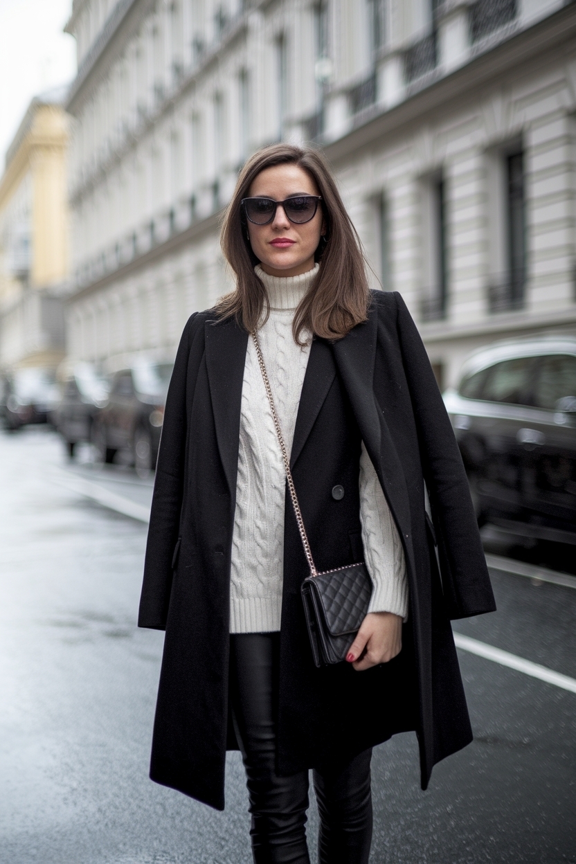 Black Coat Outfit Winter Classy: Top Styling Tips outfit idea
