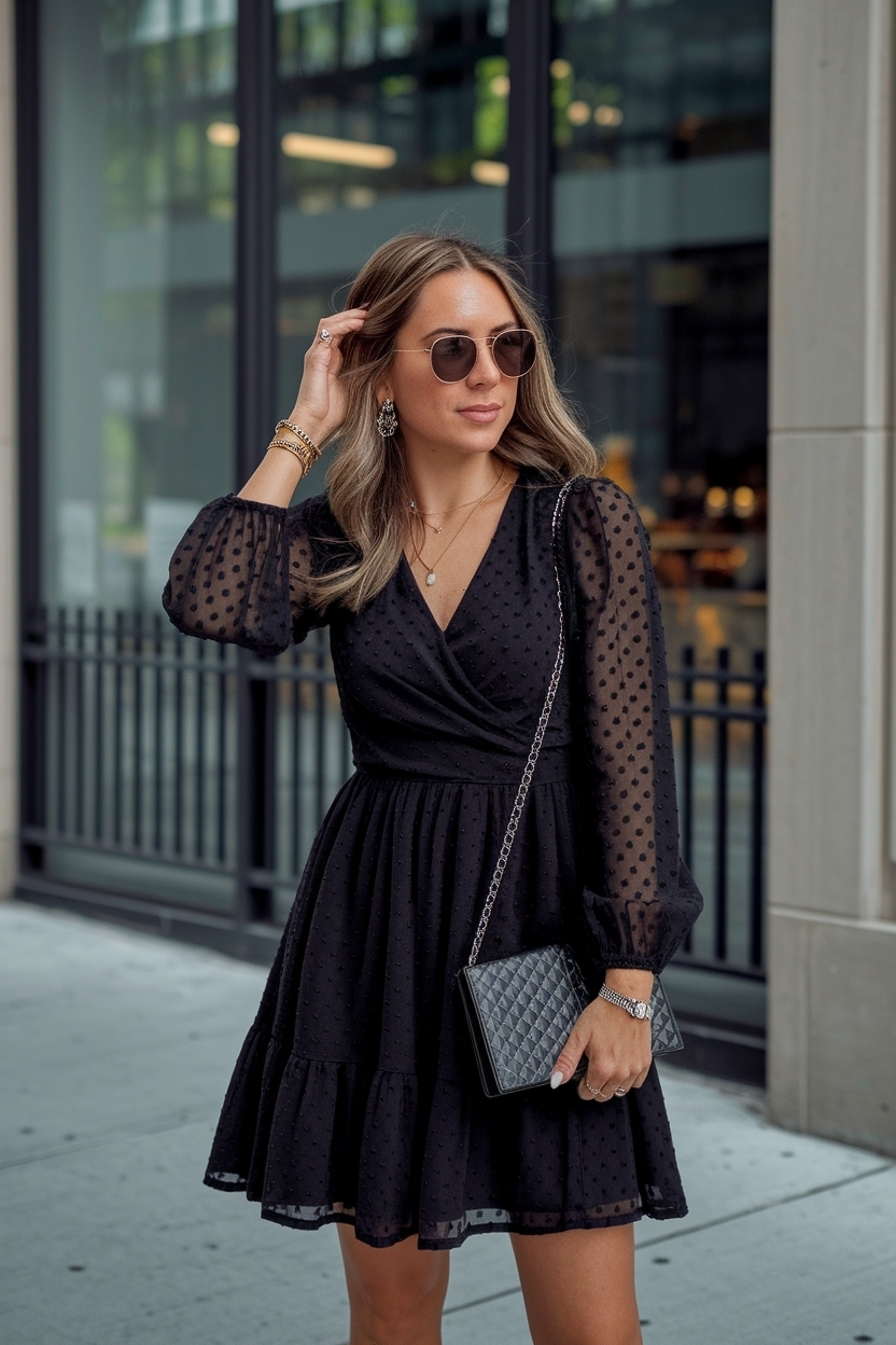Chic Black Dress Date Night Outfit for Any Occasion outfit idea