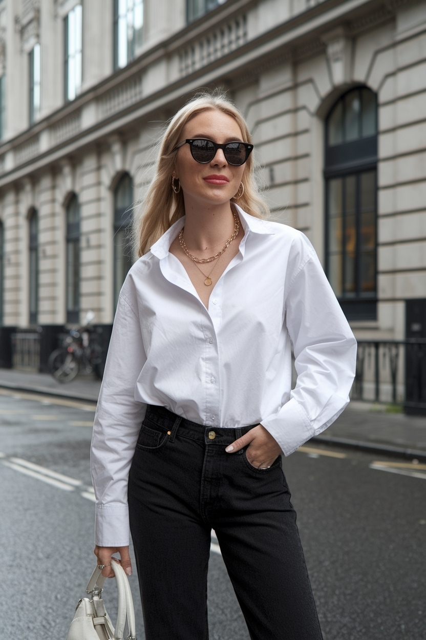 Black Jeans White Shirt Outfit: Style Tips for Any Occasion outfit idea