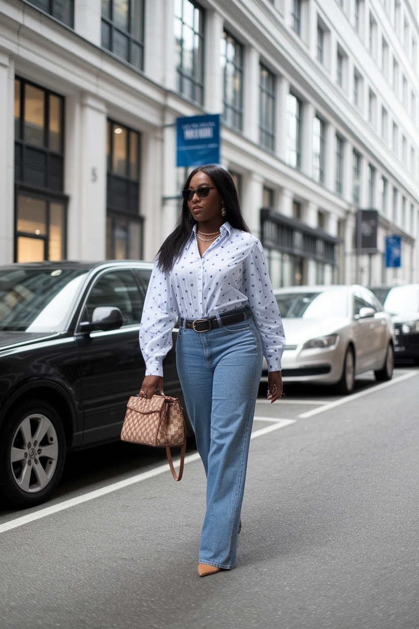 Blue Jeans Outfit Black Women: Celebrate Your Unique Style outfit idea