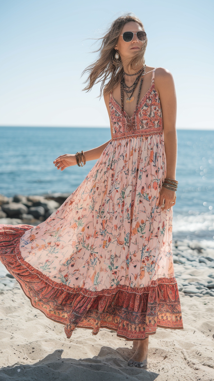 Boho Maxi Dress: A Timeless Wardrobe Staple outfit idea
