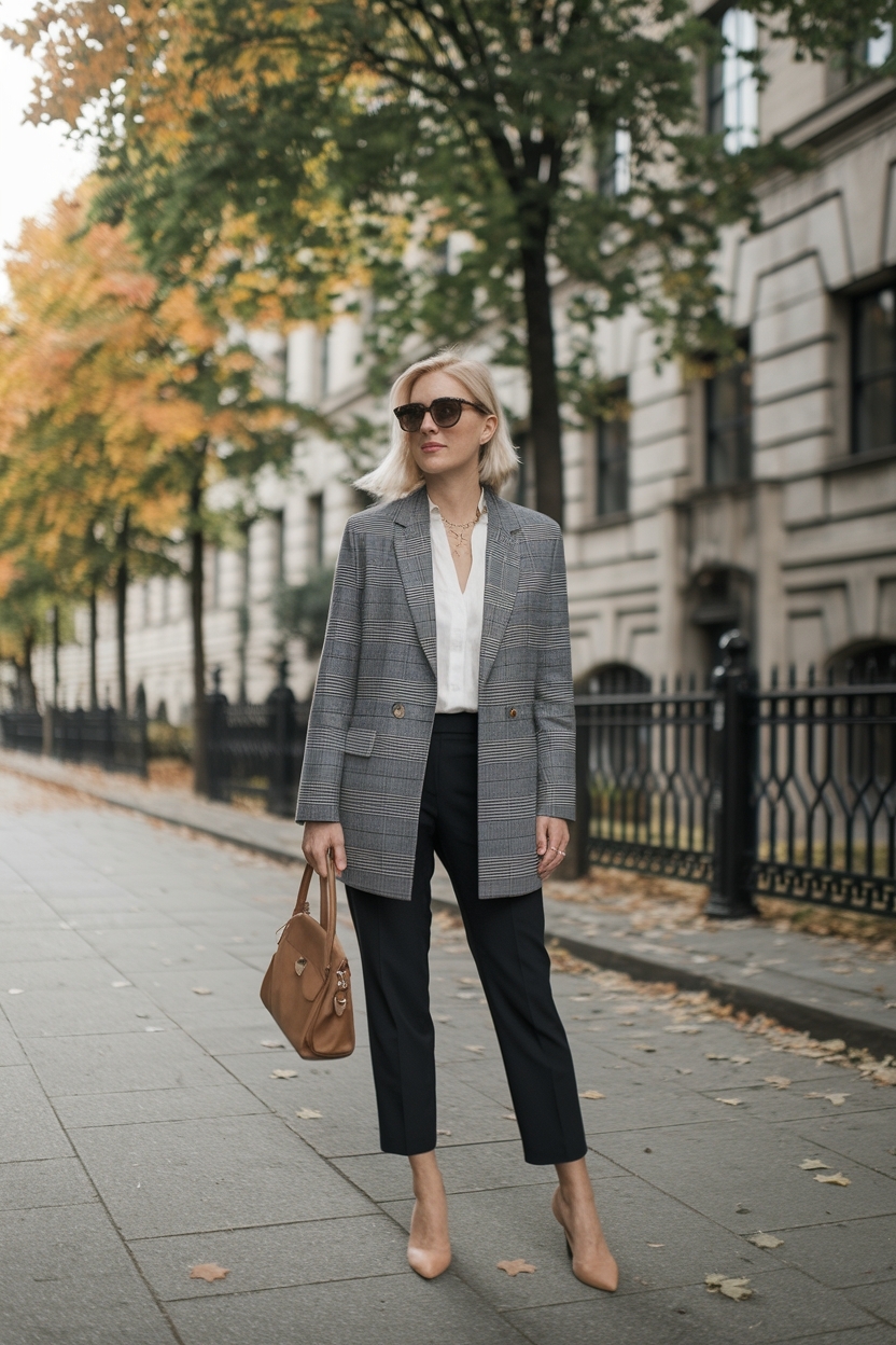 Elegant Business Casual Outfits for Women This Autumn outfit idea