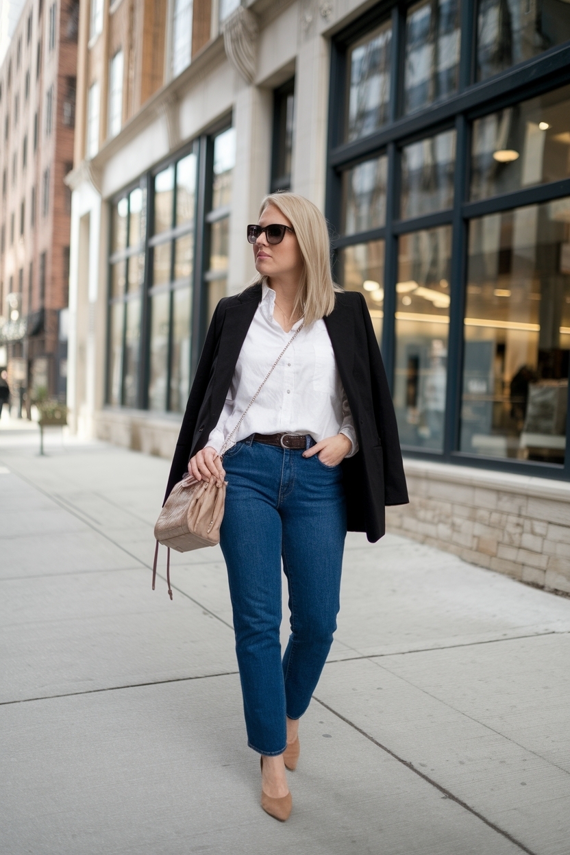 Business Casual Outfits Mid Size: Flattering Choices outfit idea