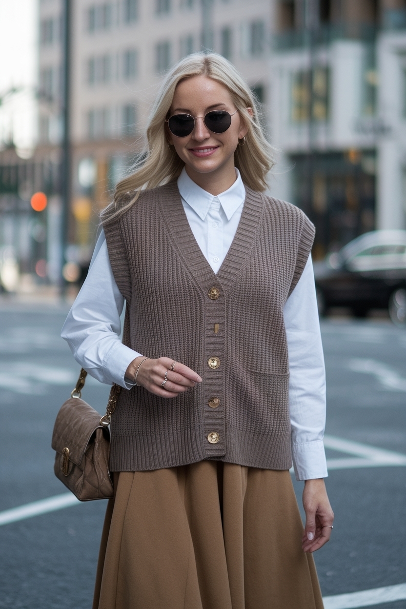 Cardigan Sweater Vest Outfit Women: Styling Tips and Ideas outfit idea