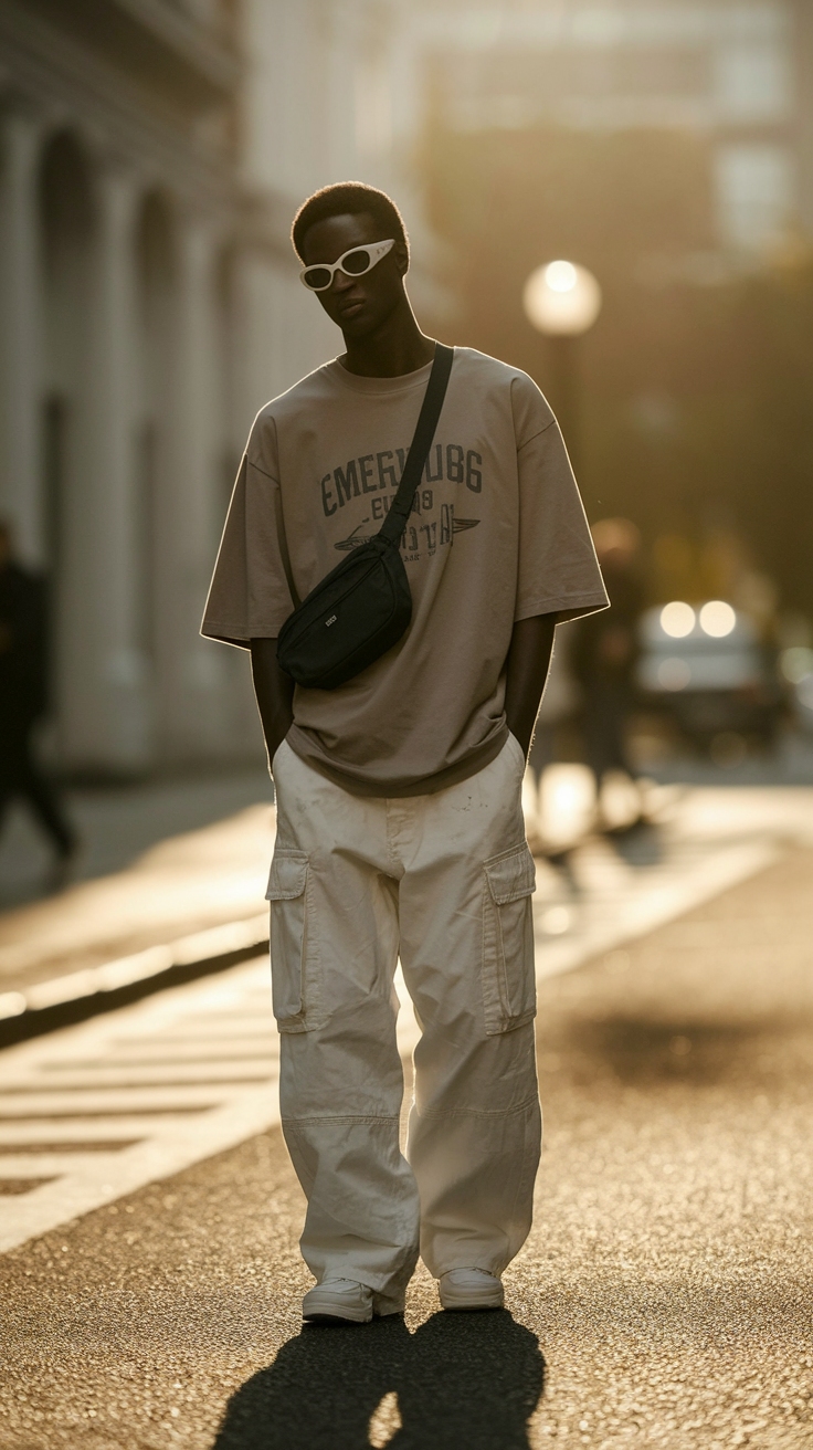 Ultimate Guide to Cargo Baggy Pants for Every Body Type outfit idea