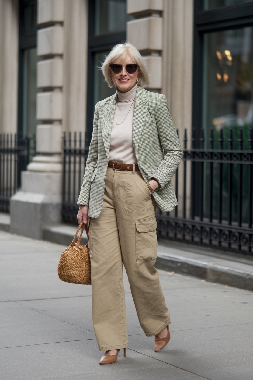 Cargo Pants Outfit for Women Over 50: Casual Chic Ideas outfit idea