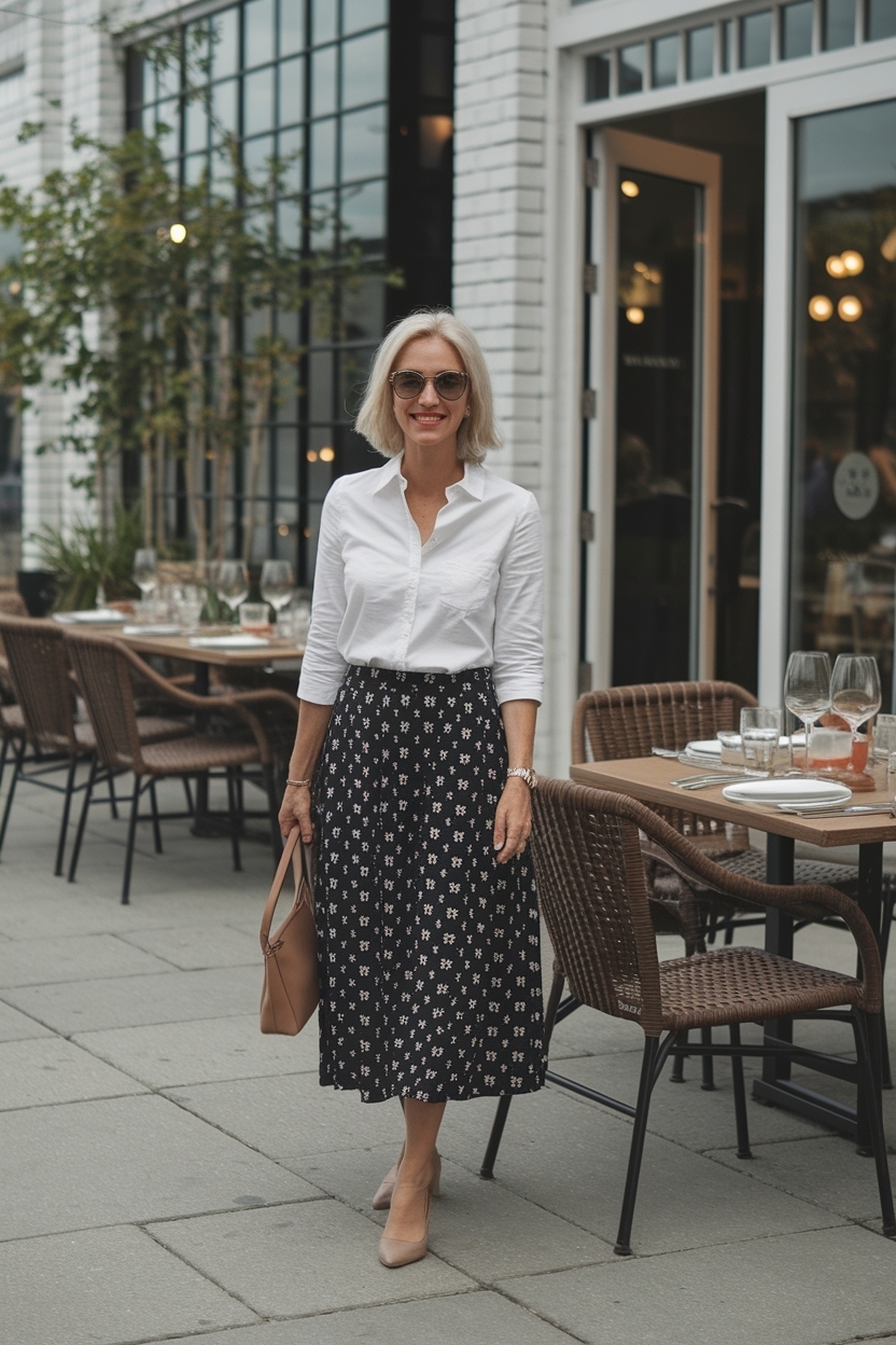 Casual Dinner Outfits for Women Over 40: Style Guide outfit idea