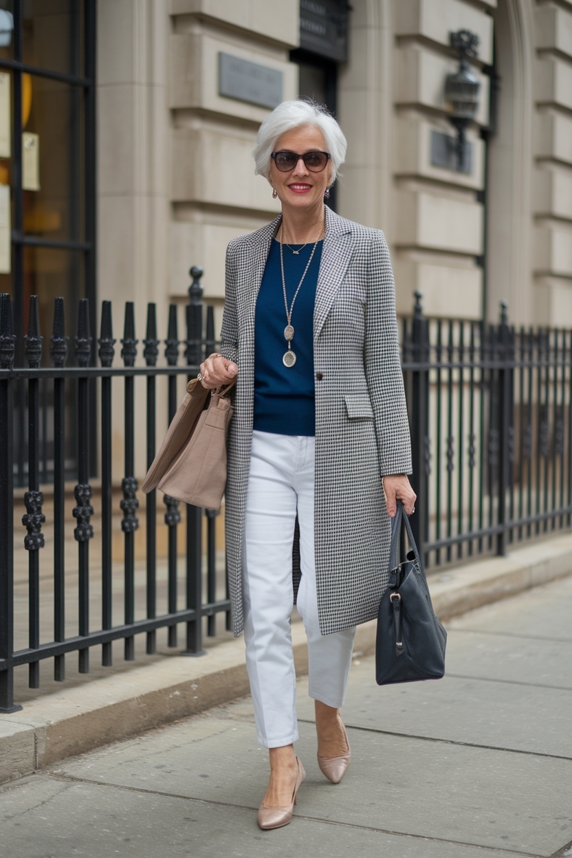Casual Elegant Outfits for Women Over 50: Chic and Comfy outfit idea