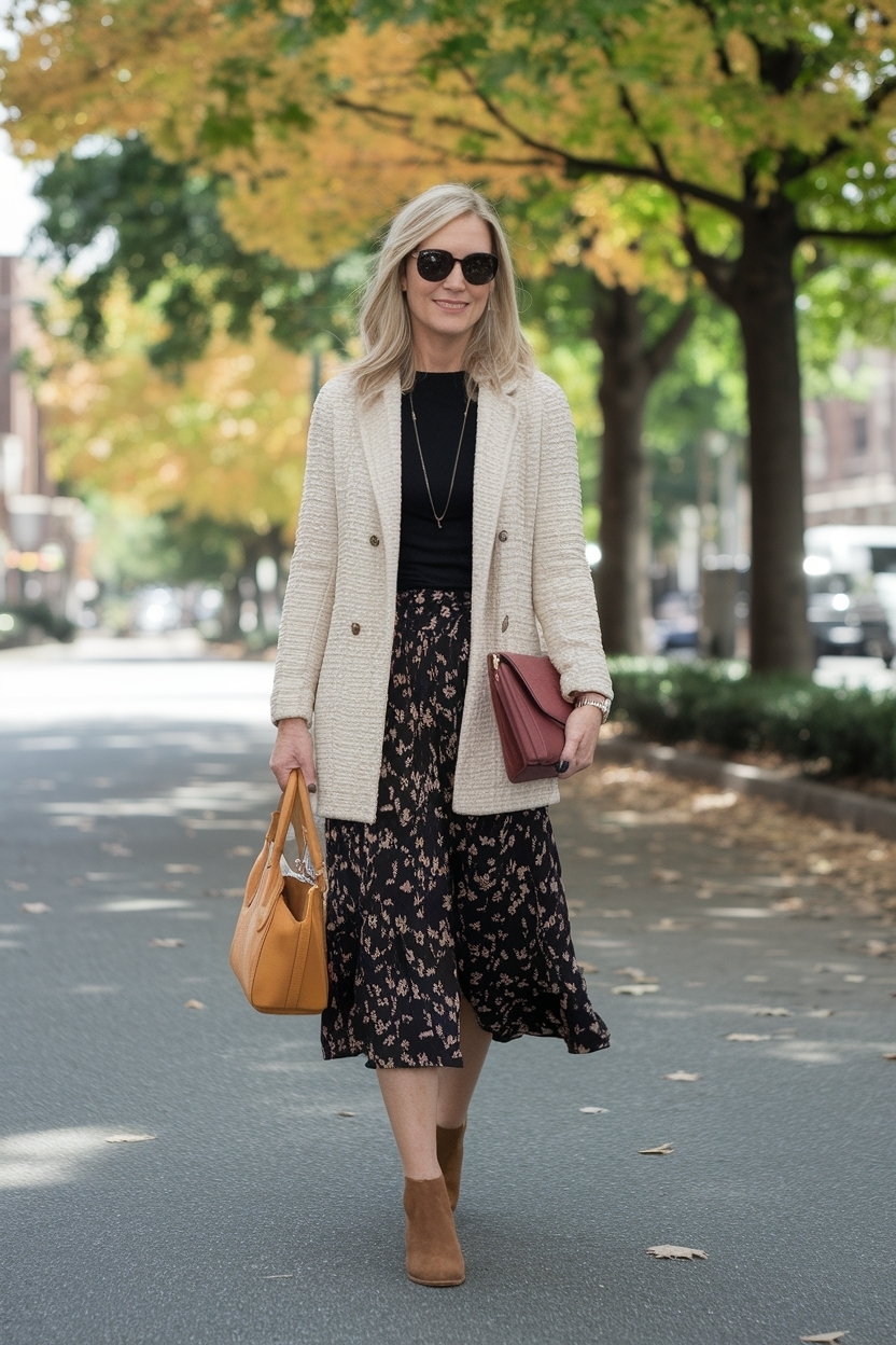 Casual Fall Outfits for Women Over 40 Dr: Elegant Choices outfit idea