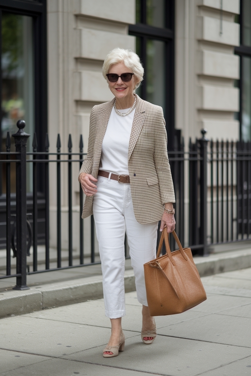 Casual Outfits for Women Over 60 Classy and Chic outfit idea