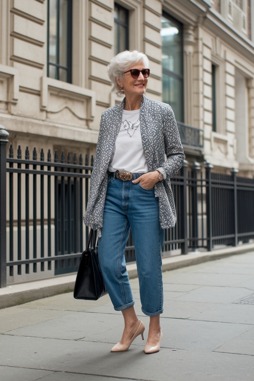 Casual Outfits for Women Over 60 Jeans for Every Occasion outfit idea