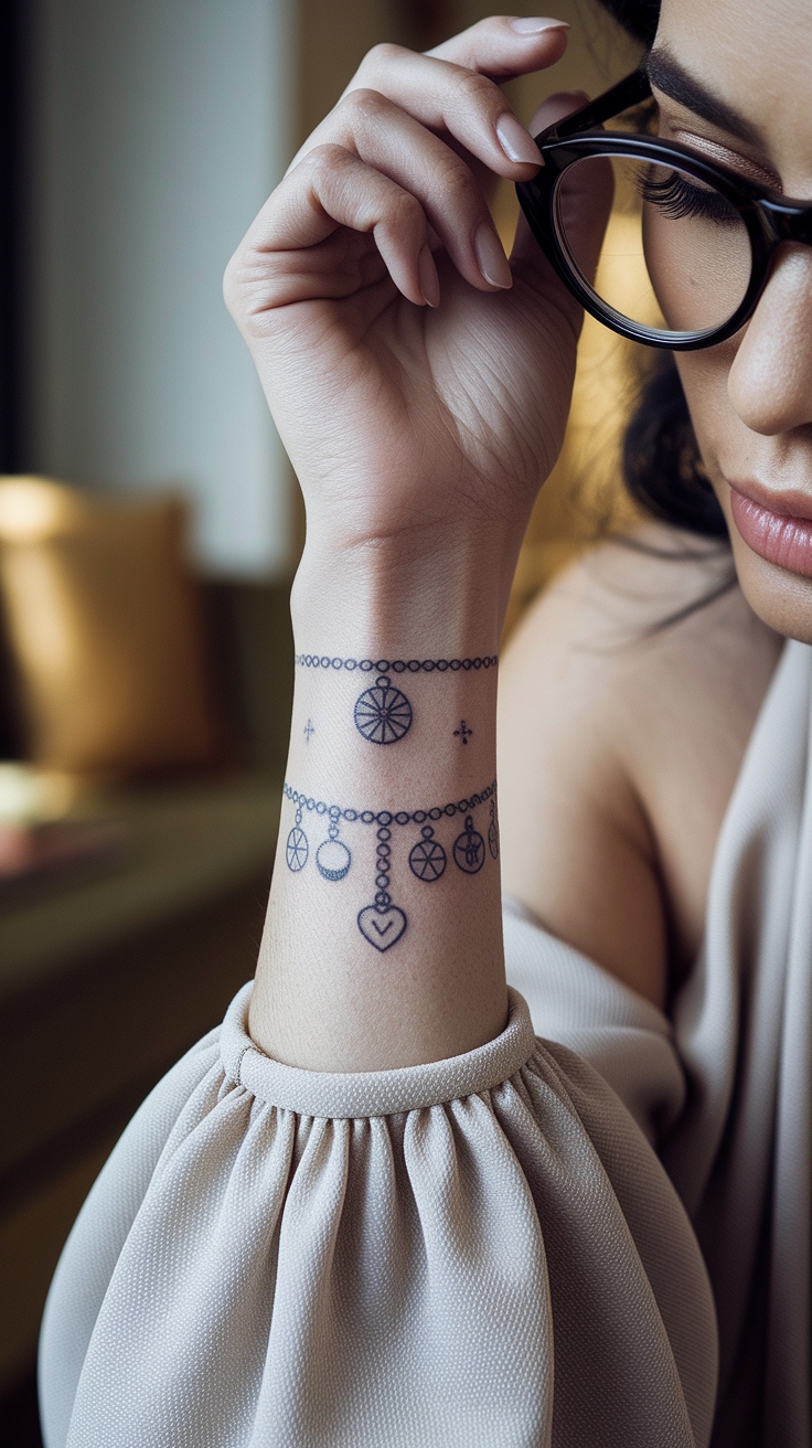 Creative Charm Bracelet Tattoo Ideas to Inspire You outfit idea