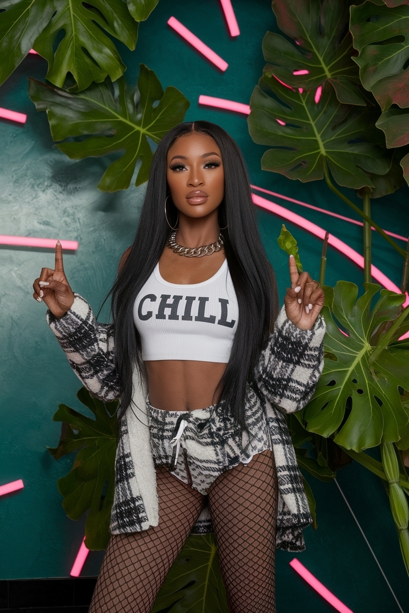 Chill Club Outfits Black Women for a Relaxed Vibe outfit idea