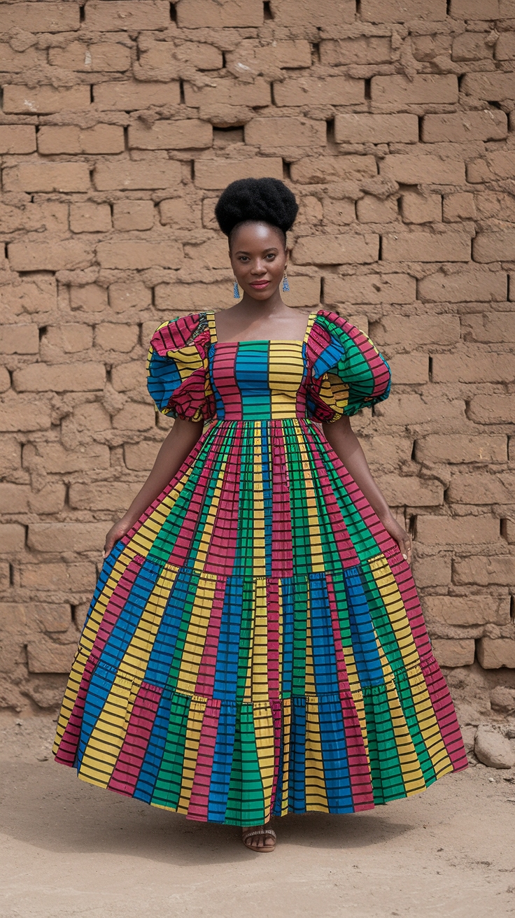 Chitenge Maxi Dresses: Celebrate Culture with Fashion outfit idea