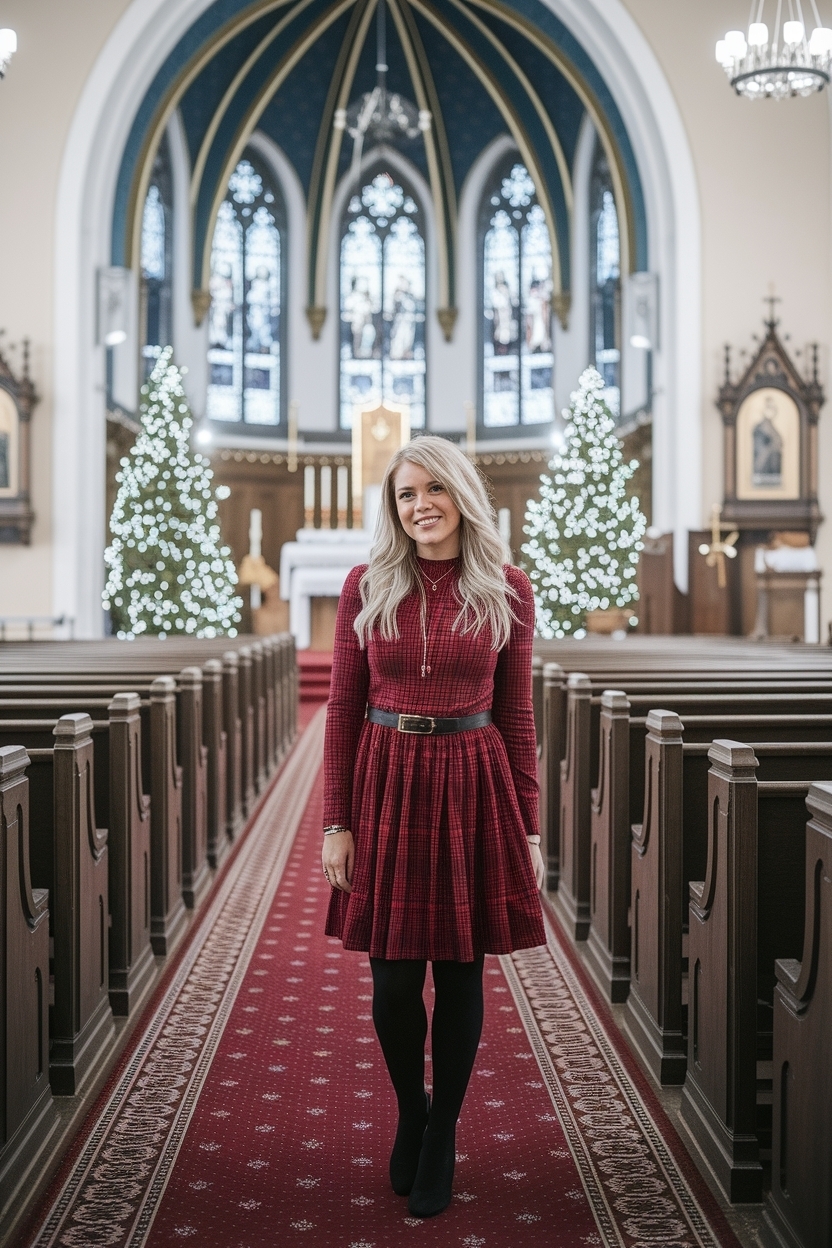 Christmas Eve Outfit Women Church: Celebrate in Style outfit idea