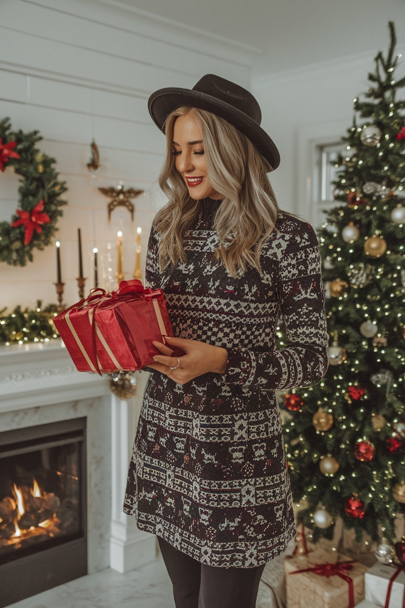 Christmas Eve Outfits Aesthetic for a Festive Vibe outfit idea