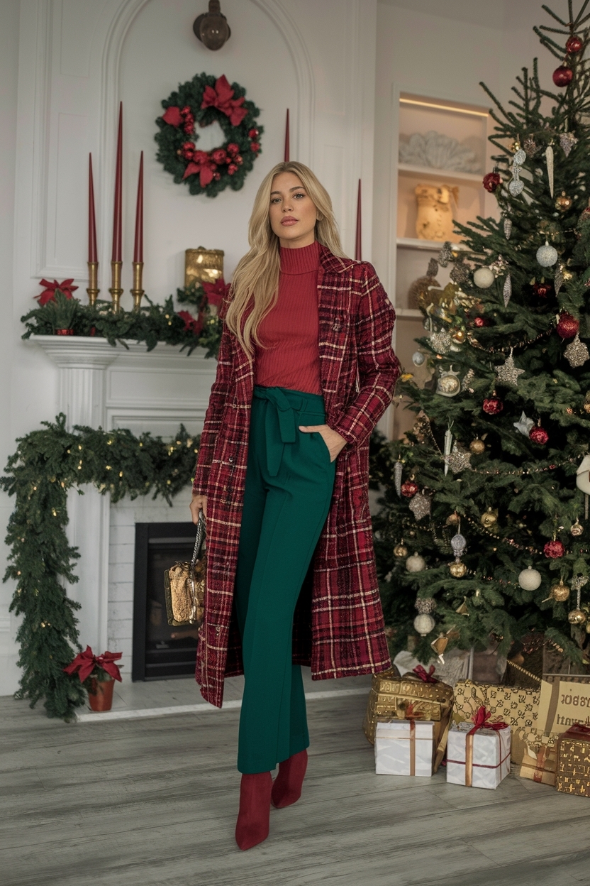 Elegant Christmas Outfit Ideas for Women for a Festive Look outfit idea