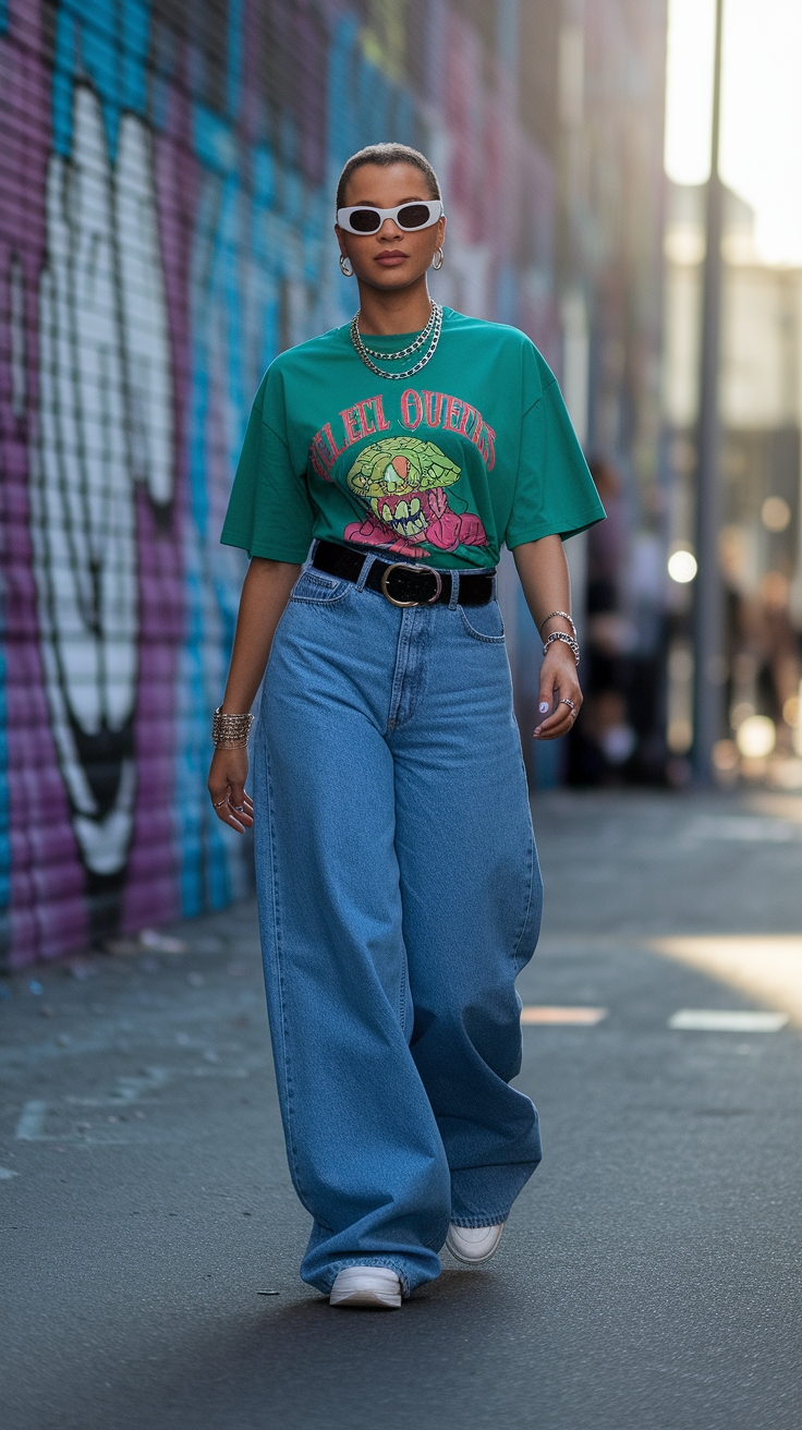 Chunky Belt Outfits Y2K: Retro Meets Modern outfit idea
