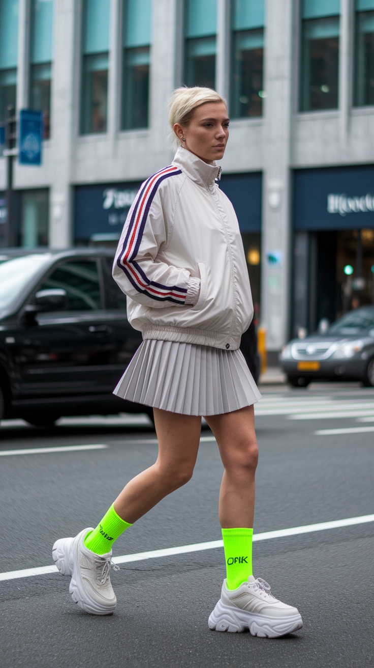 Chunky Platform Sneakers: Comfort Meets Style outfit idea