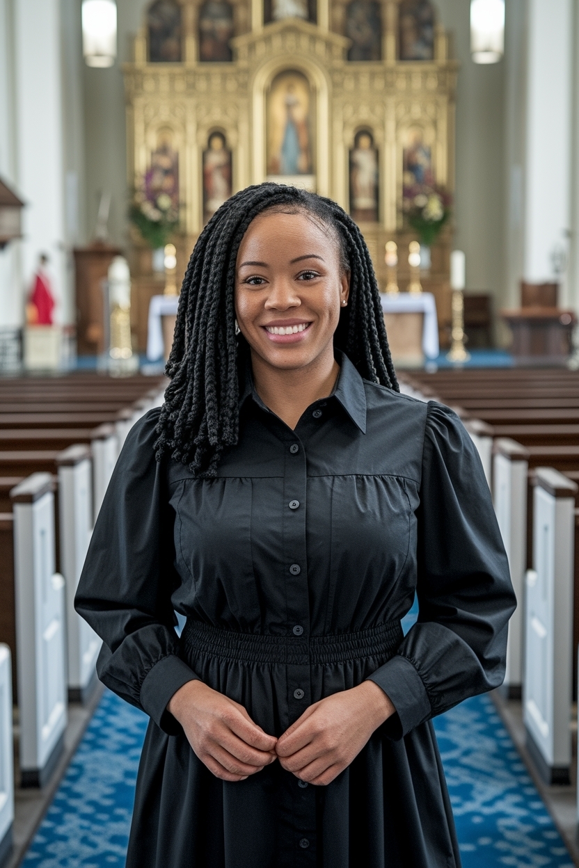 Perfect Church Outfit Black Women Button Up for Every Service outfit idea