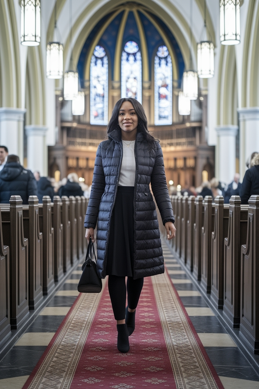 Church Outfit Black Women Winter: Stylish Ideas to Stay Warm outfit idea