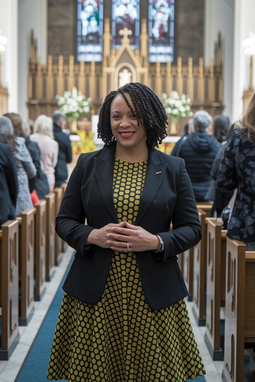 Brighten Up with Church Outfit Black Women Yellow Options outfit idea